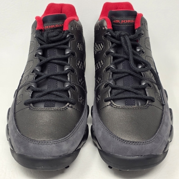 Nike Air Jordan 9 Low Golf Charcoal Men Size 8 Black True Red Shoes FJ5934-002 main image 8
